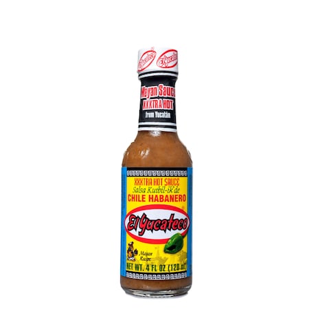 El Yucateco Extra Hot Haberno Sauce 4 oz., PK12 10816493010054